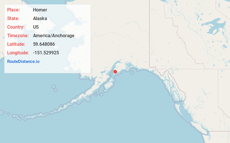 Map of Homer