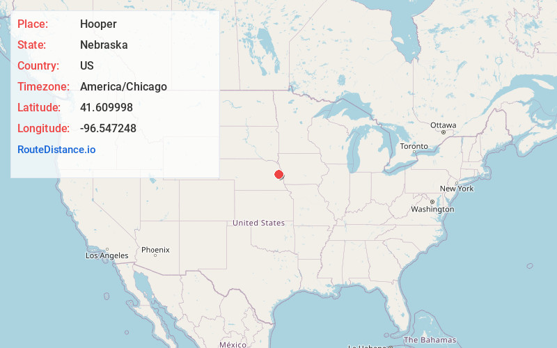 Map of Hooper