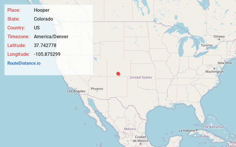 Map of Hooper