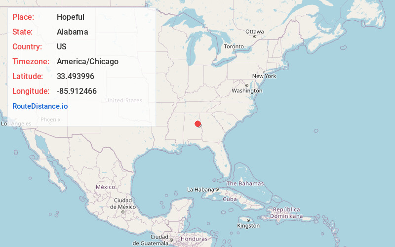 Map of Hopeful