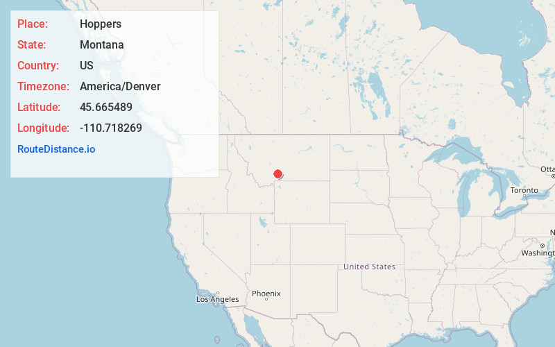 Map of Hoppers