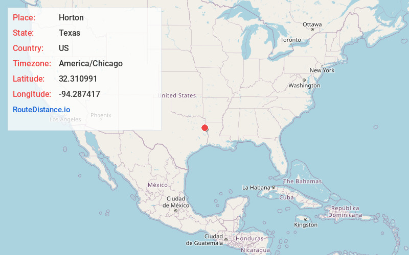 Map of Horton