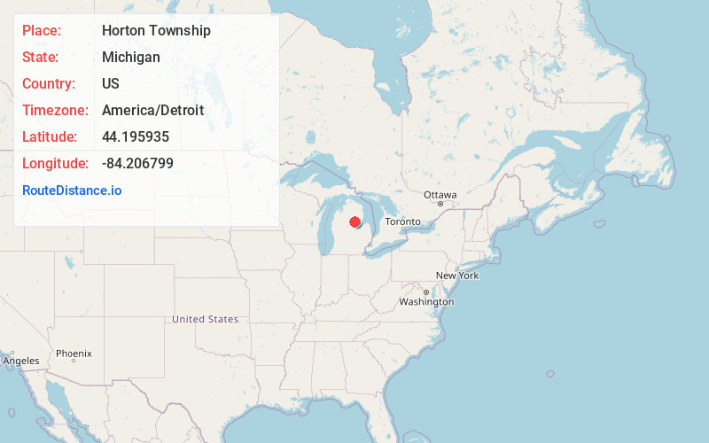 Map of Horton Township