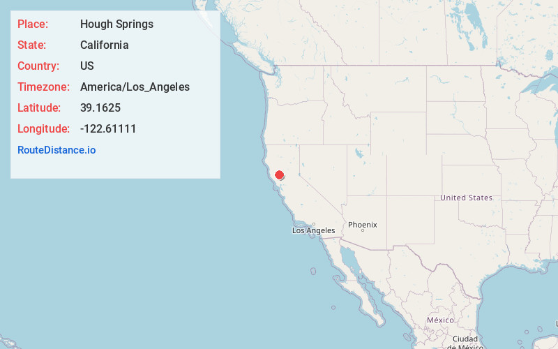 Map of Hough Springs