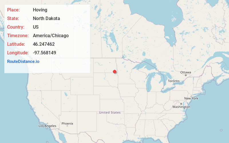 Map of Hoving