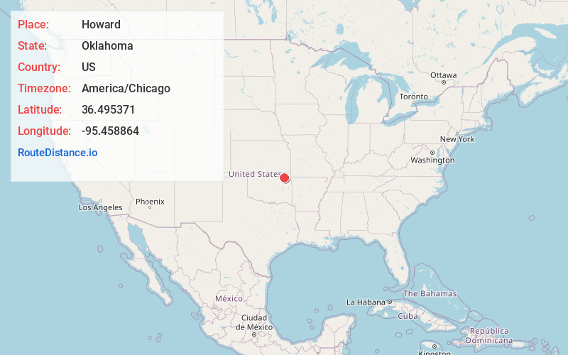 Map of Howard