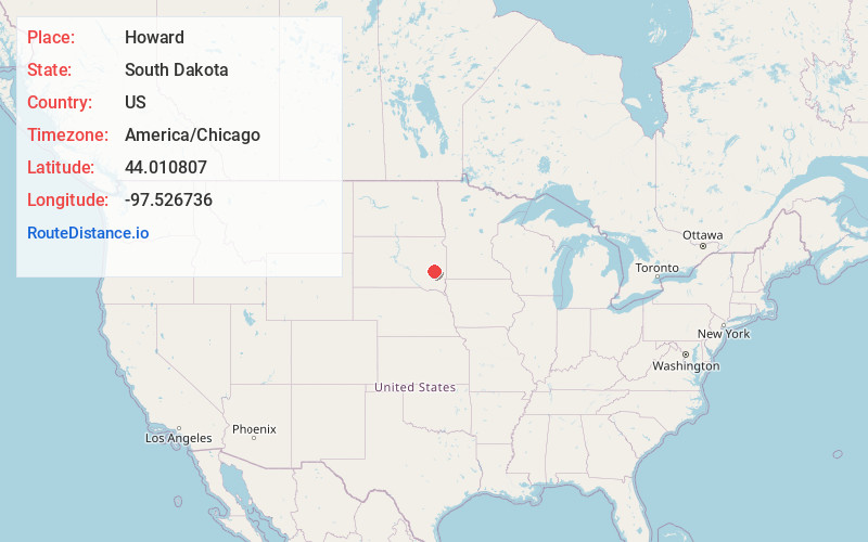 Map of Howard
