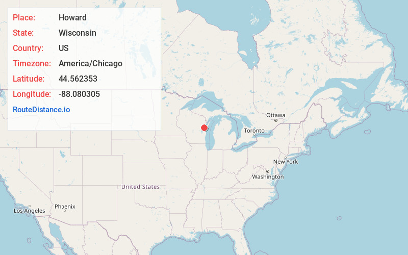 Map of Howard