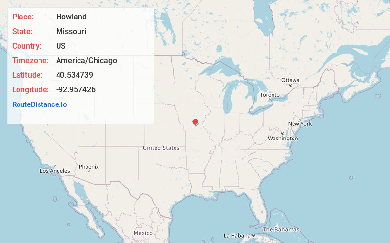 Map of Howland