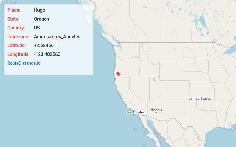 Map of Hugo
