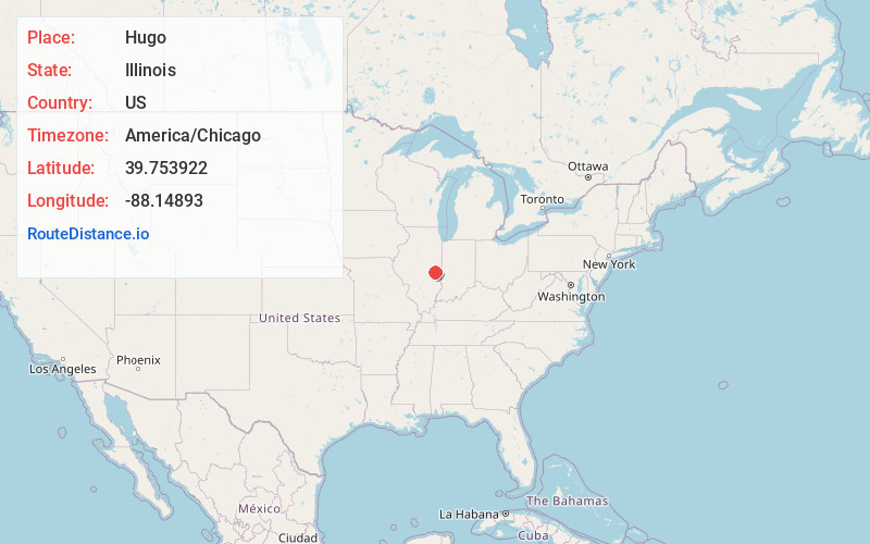 Map of Hugo