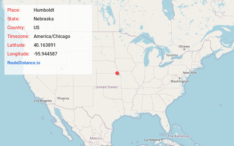 Map of Humboldt