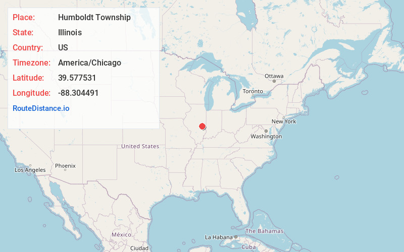 Map of Humboldt Township
