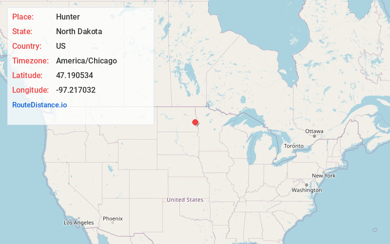 Map of Hunter