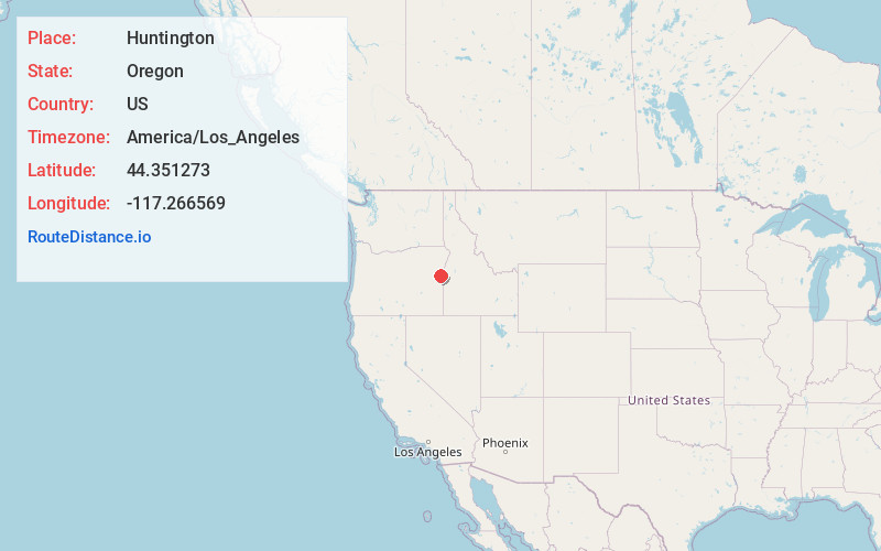Map of Huntington