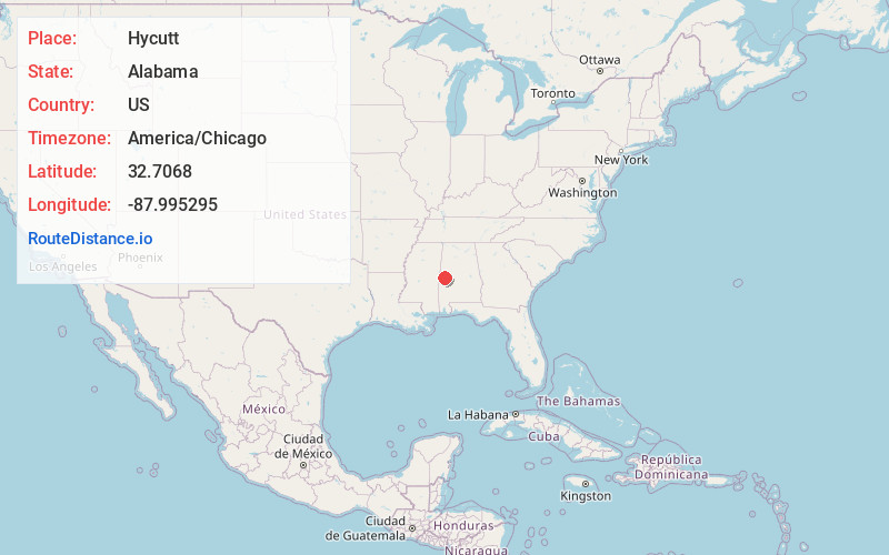 Map of Hycutt