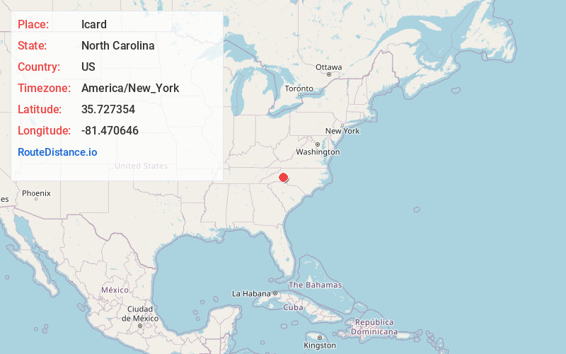 Map of Icard