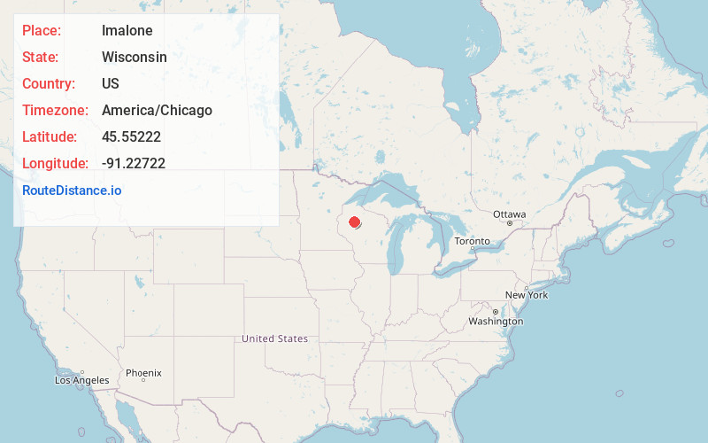 Map of Imalone