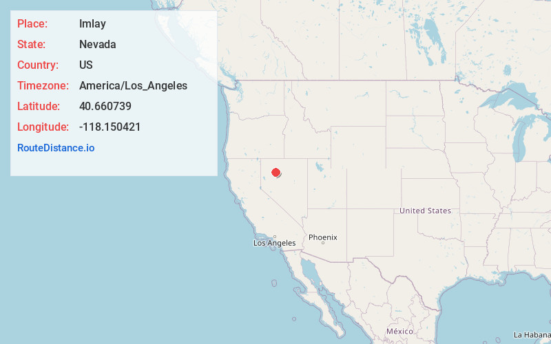 Map of Imlay