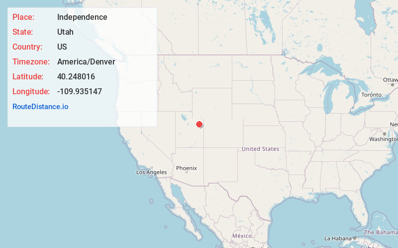 Map of Independence