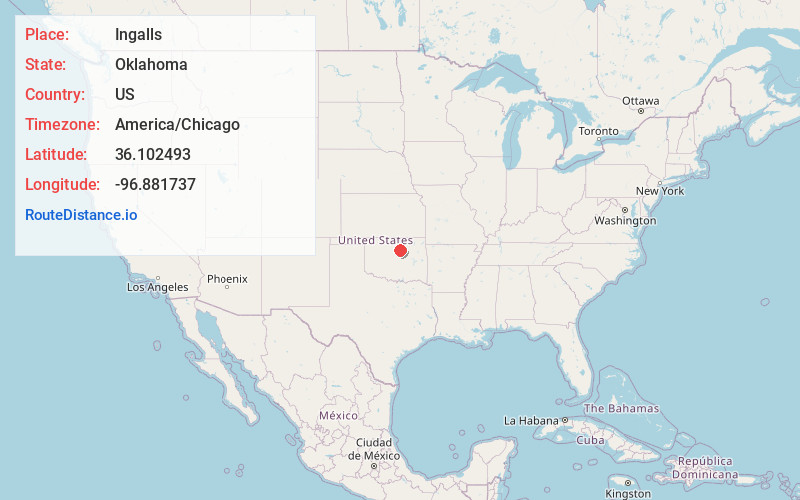 Map of Ingalls