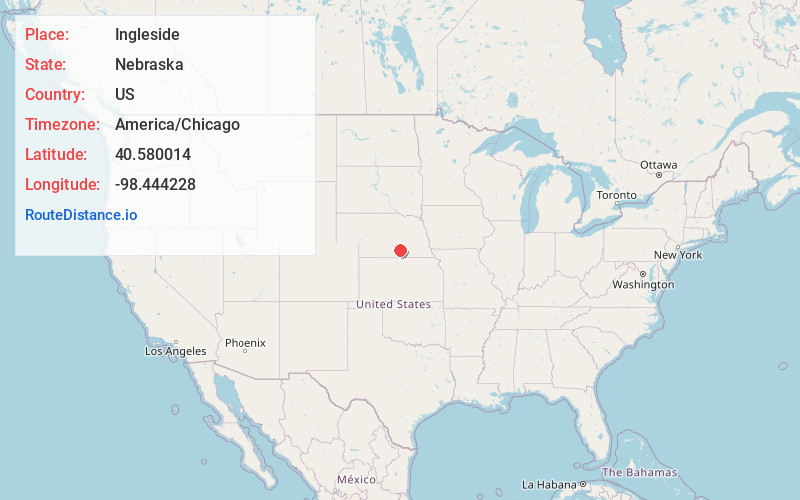 Map of Ingleside