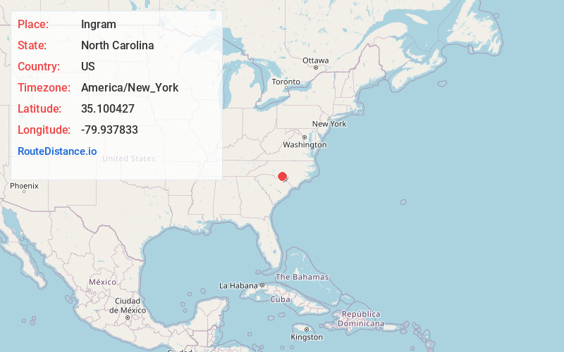 Map of Ingram