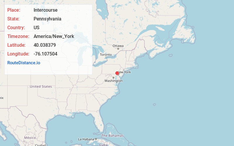 Map of Intercourse