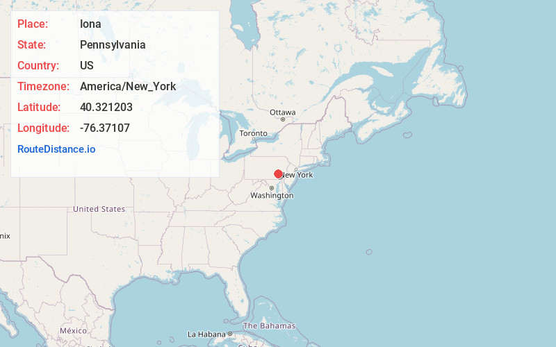 Map of Iona