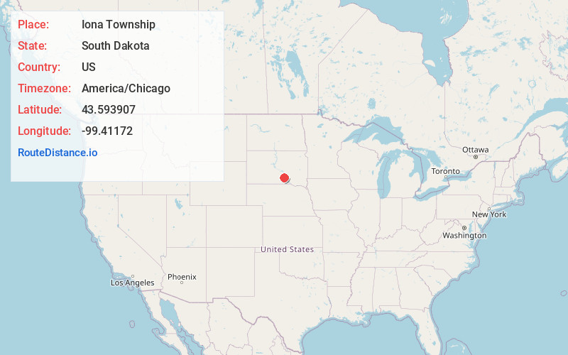 Map of Iona Township