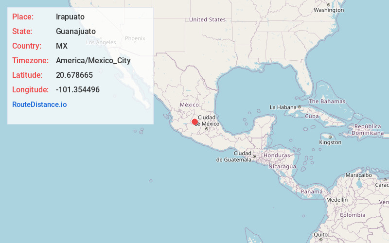 Map of Irapuato