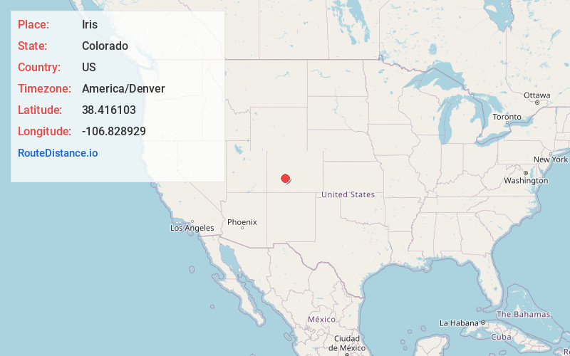 Map of Iris