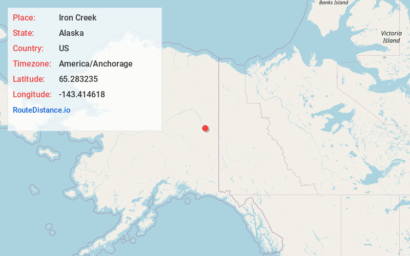 Map of Iron Creek