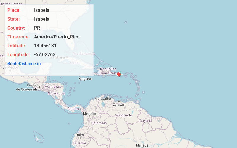 Map of Isabela
