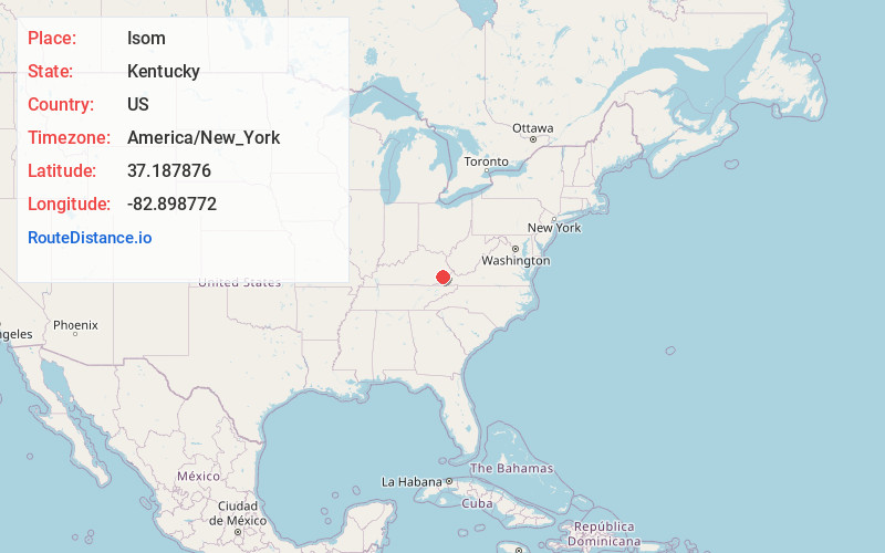 Map of Isom