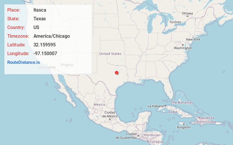 Map of Itasca