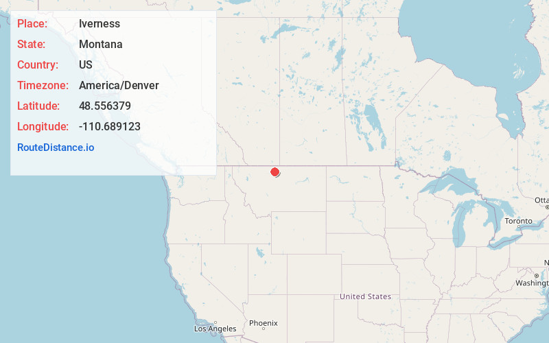 Map of Iverness