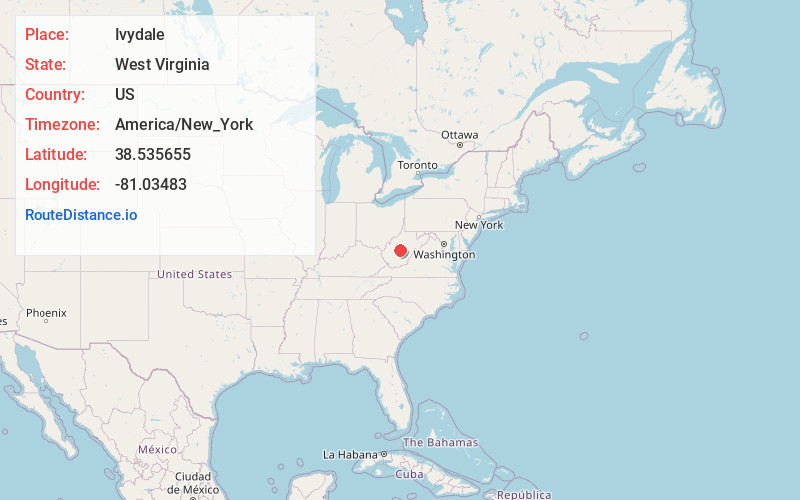 Map of Ivydale