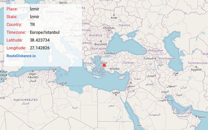 Map of İzmir