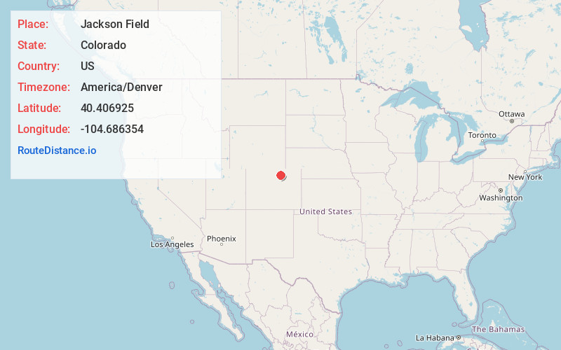 Map of Jackson Field