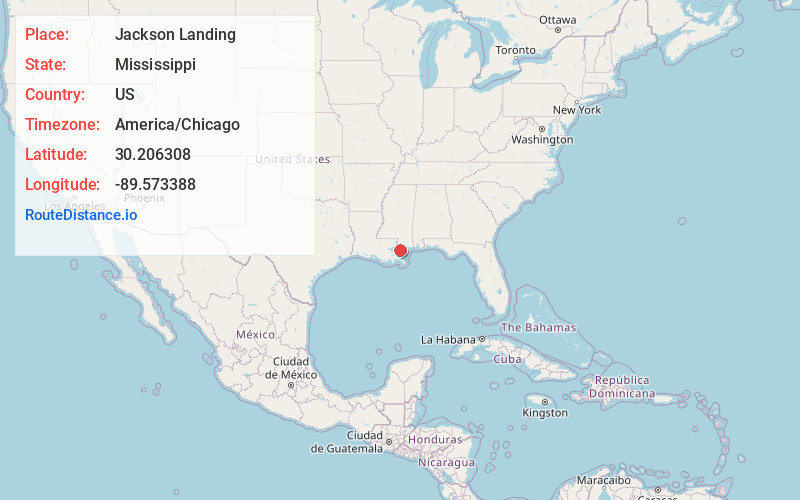 Map of Jackson Landing