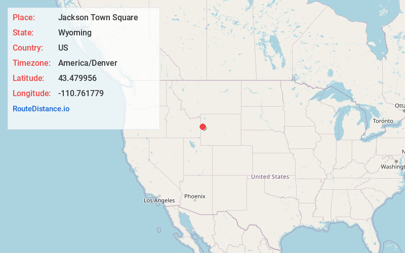 Map of Jackson Town Square