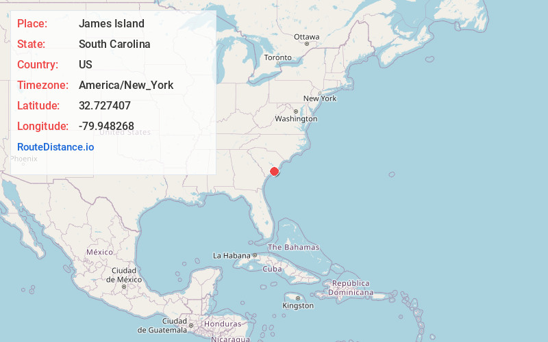 Map of James Island