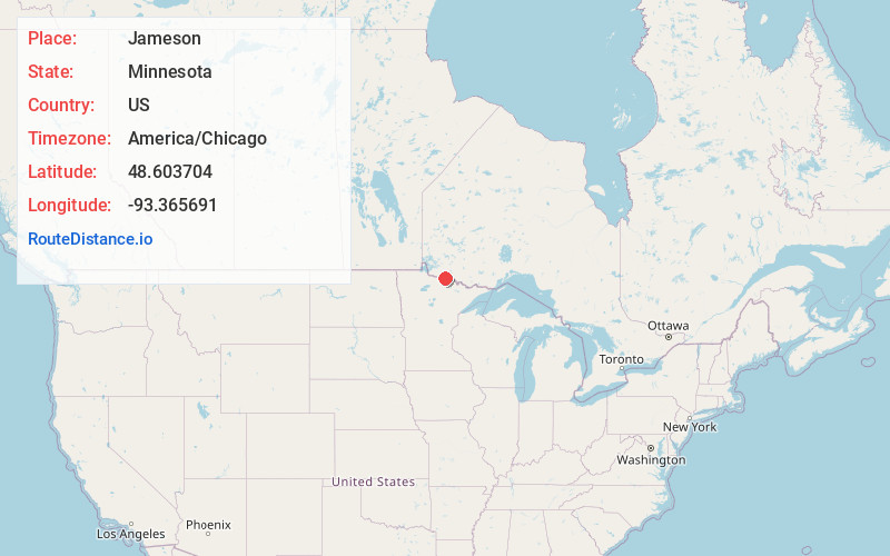 Map of Jameson