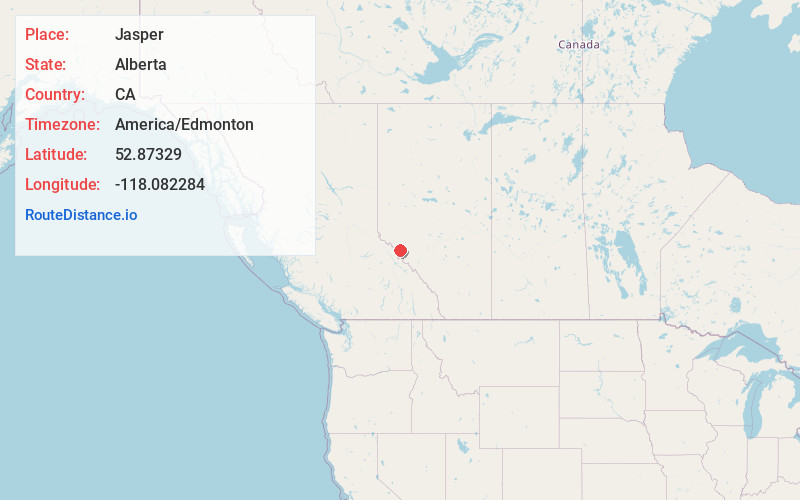 Map of Jasper