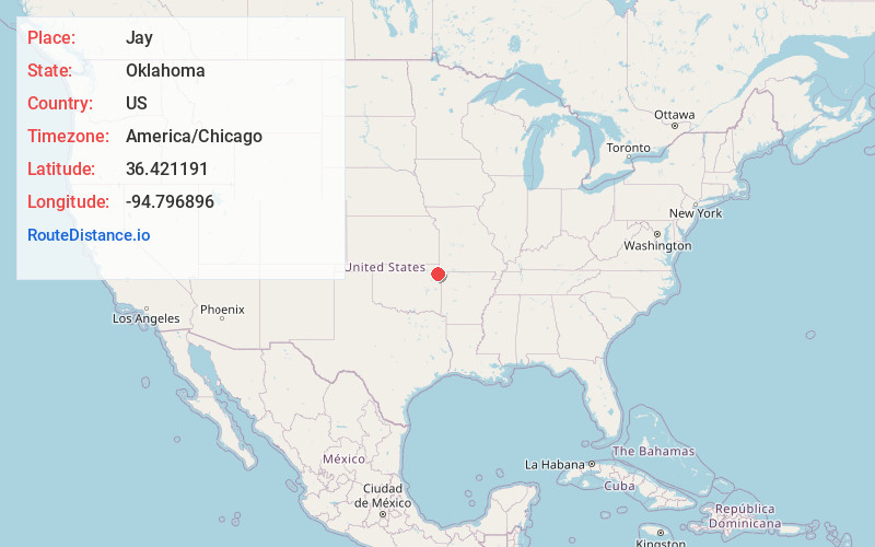 Map of Jay