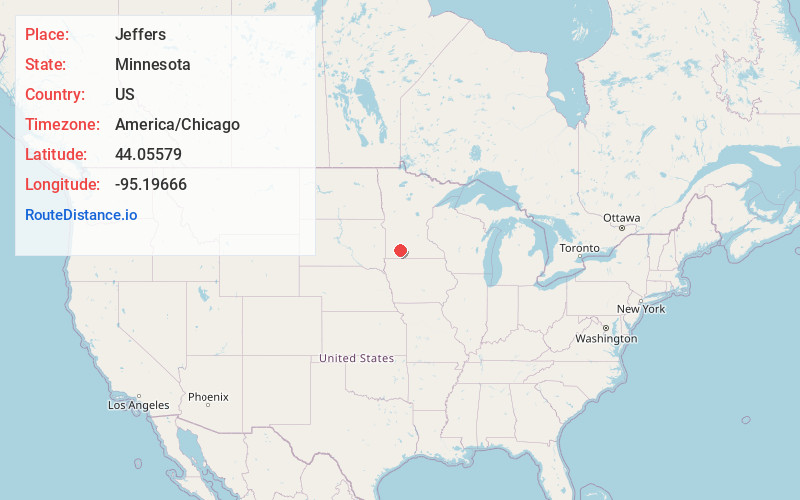 Map of Jeffers
