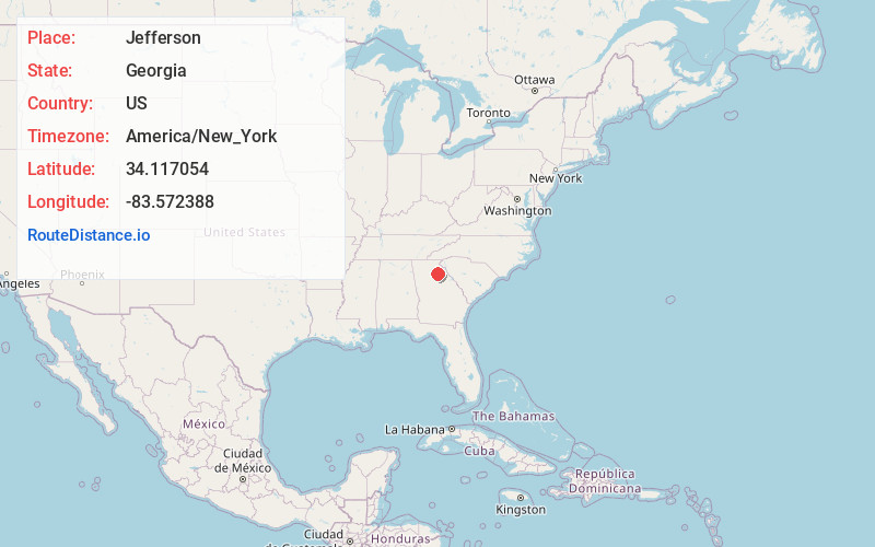 Map of Jefferson