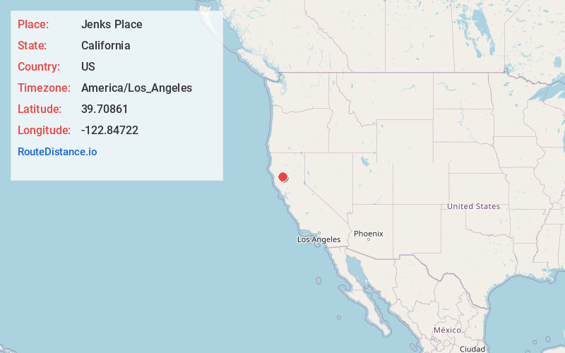 Map of Jenks Place
