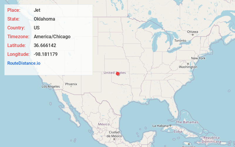 Map of Jet